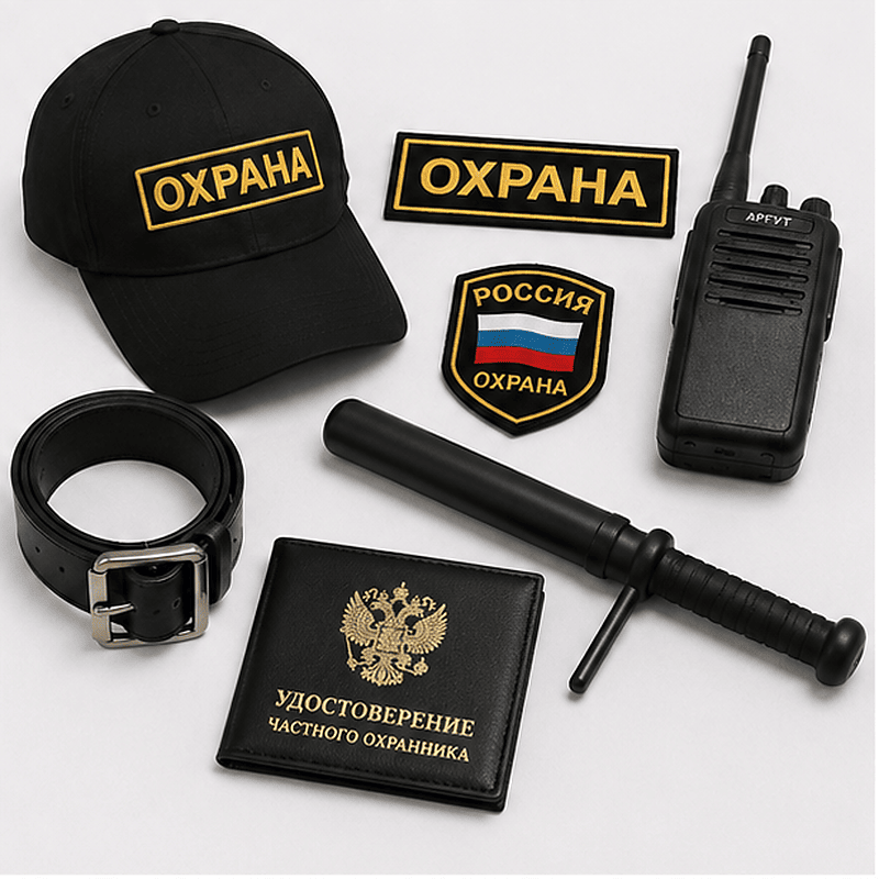 Элементы и аксессуары формы охраны